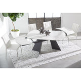 Essentials For Living Meridian Torque Extension Dining Table 1604-EXDT.MDG/CWHT