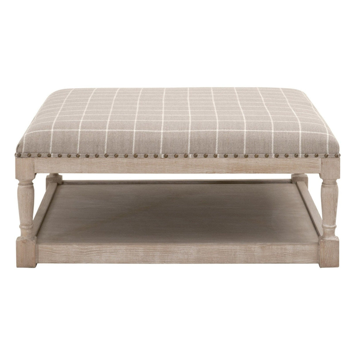 Essentials For Living Essentials Townsend Upholstered Coffee Table 6429UP.WPEB-GLD/NG