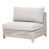 Essentials For Living Woven - Outdoor Tropez Outdoor Modular Armless Sofa Chair 6843-1S.WTA/PUM/GT