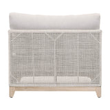 Essentials For Living Woven - Outdoor Tropez Outdoor Modular Armless Sofa Chair 6843-1S.WTA/PUM/GT