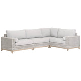 Essentials For Living Woven - Outdoor Tropez Outdoor Modular Armless Sofa Chair 6843-1S.WTA/PUM/GT