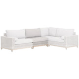 Essentials For Living Woven - Outdoor Tropez Outdoor Modular Armless Sofa Chair 6843-1S.WTA/PUM/GT