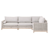 Essentials For Living Woven - Outdoor Tropez Outdoor Modular Armless Sofa Chair 6843-1S.WTA/PUM/GT