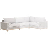 Essentials For Living Woven - Outdoor Tropez Outdoor Modular Left Facing 1-Arm Sofa 6843-2S1L.WTA/PUM/GT