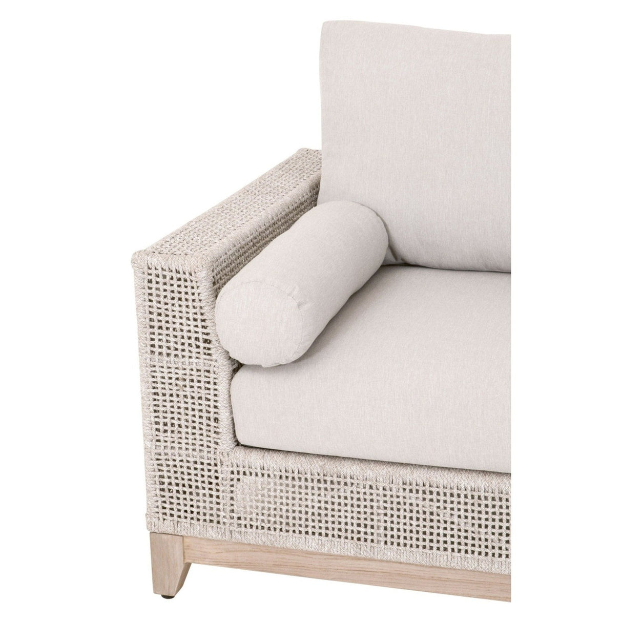 Essentials For Living Woven - Outdoor Tropez Outdoor Modular Left Facing 1-Arm Sofa 6843-2S1L.WTA/PUM/GT