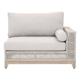 Essentials For Living Woven - Outdoor Tropez Outdoor Modular Right Facing 1-Arm Sofa 6843-2S1R.WTA/PUM/GT