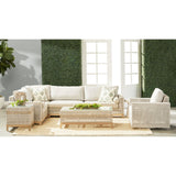 Essentials For Living Woven - Outdoor Tropez Outdoor Modular Right Facing 1-Arm Sofa 6843-2S1R.WTA/PUM/GT