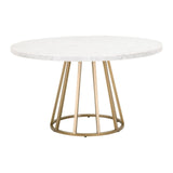 Essentials For Living Traditions Turino Round Dining Table Base 6060.BGLD