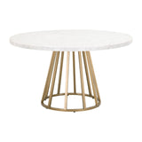 Essentials For Living Traditions Turino Round Dining Table Base 6060.BGLD