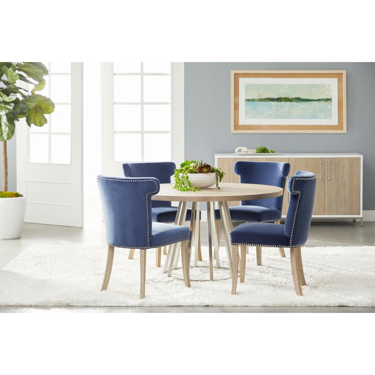 Essentials For Living Traditions Turino Round Dining Table Base 6060.BSTL