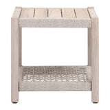 Essentials For Living Woven - Outdoor Wrap Outdoor End Table 6872.WTA/GT