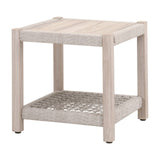 Essentials For Living Woven - Outdoor Wrap Outdoor End Table 6872.WTA/GT