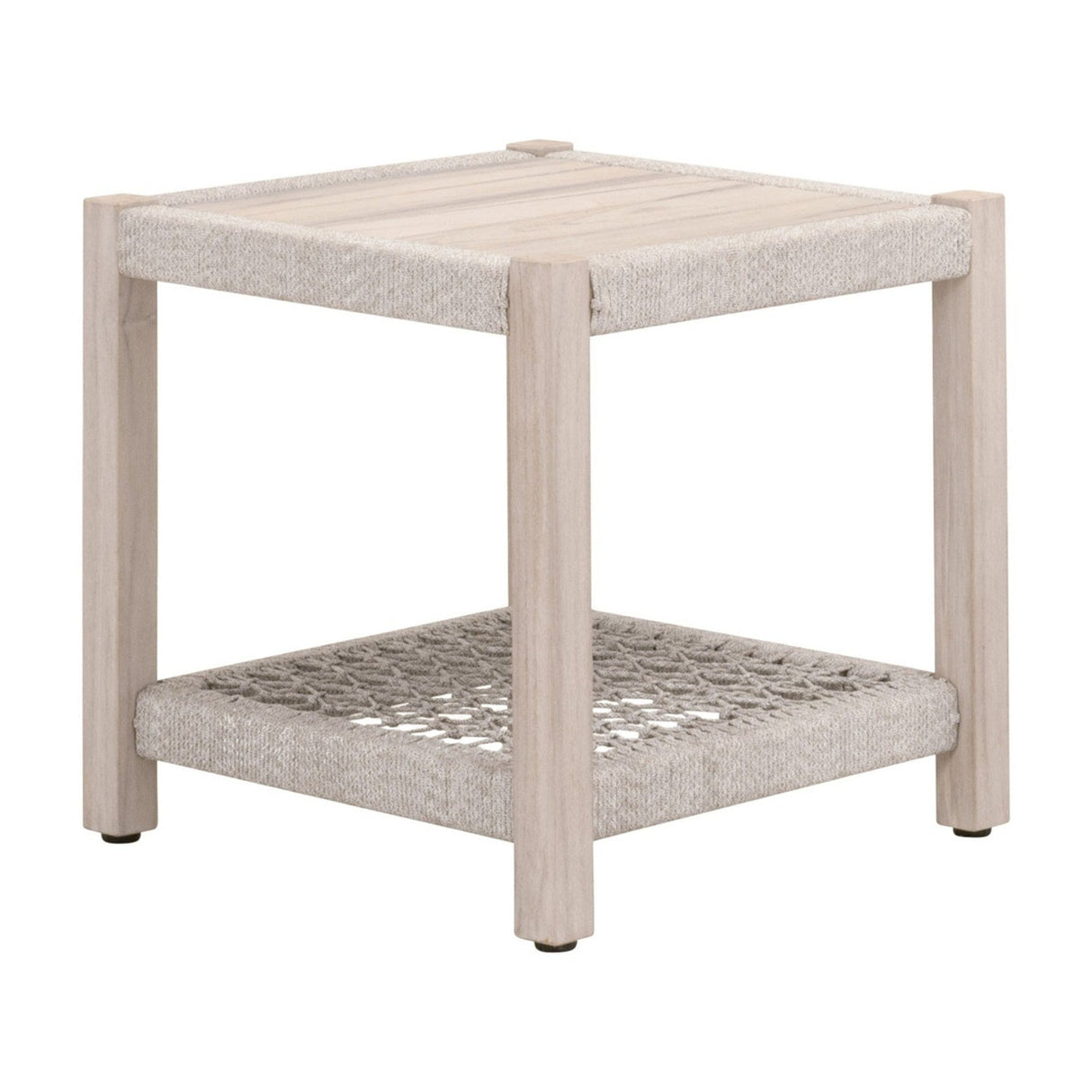 Essentials For Living Woven - Outdoor Wrap Outdoor End Table 6872.WTA/GT