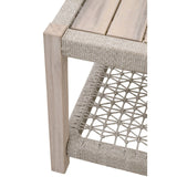 Essentials For Living Woven - Outdoor Wrap Outdoor End Table 6872.WTA/GT