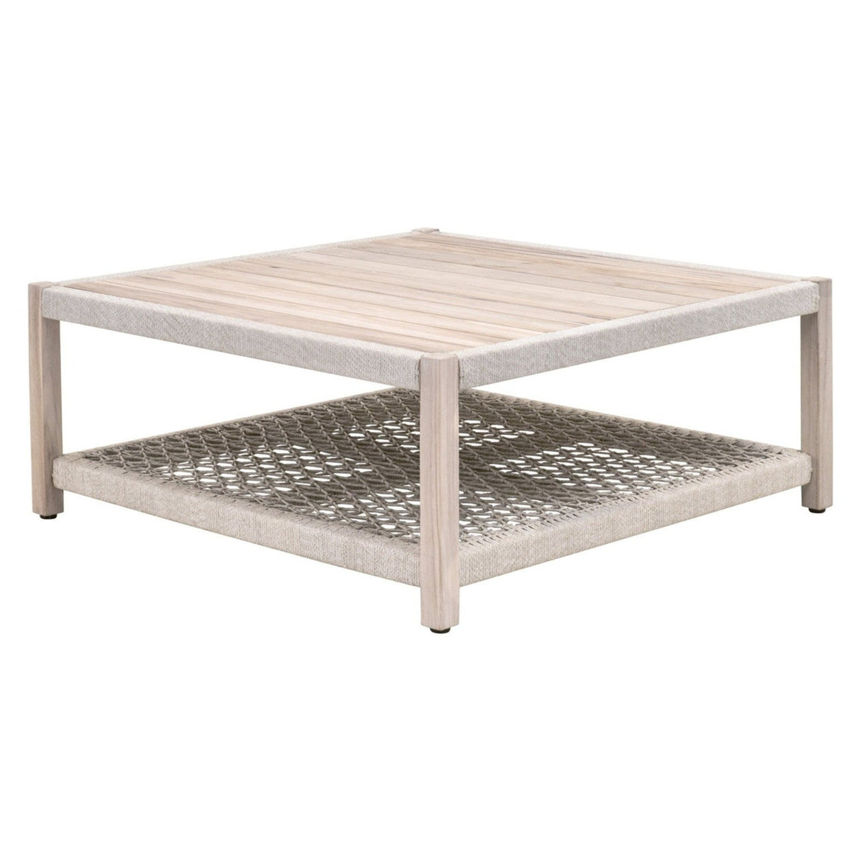 Essentials For Living Woven - Outdoor Wrap Outdoor Square Coffee Table 6870SQ.WTA/GT