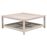 Essentials For Living Woven - Outdoor Wrap Outdoor Square Coffee Table 6870SQ.WTA/GT