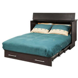 Arason - Creden-ZzZ Coffee Queen / Full Murphy Cabinet Bed with Mattress