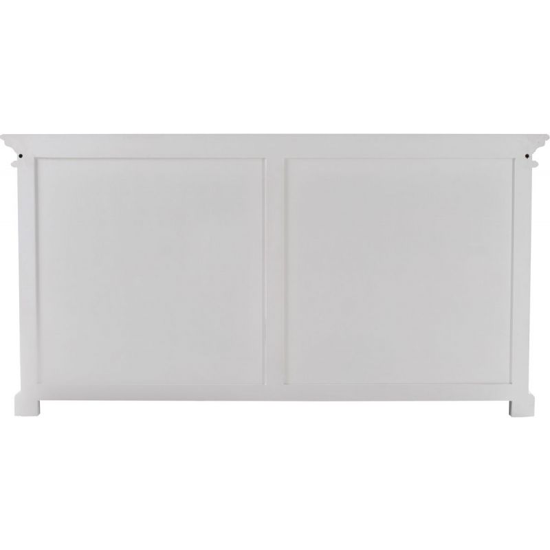 NovaSolo Halifax Display Buffet with 4 Glass Doors White B184