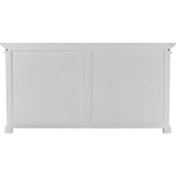 NovaSolo Halifax Display Buffet with 4 Glass Doors White B184