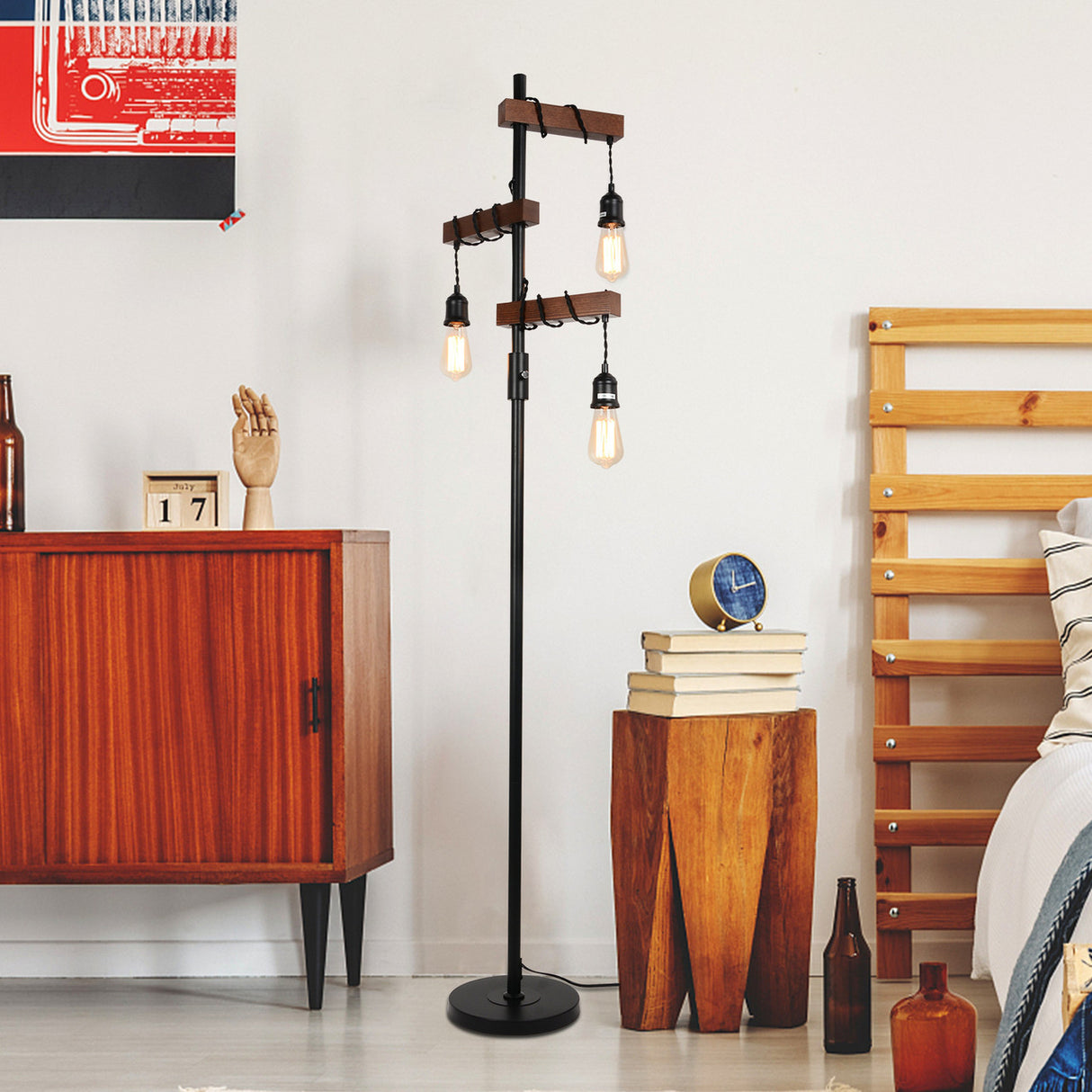 Farmhouse Tree Floor Lamp