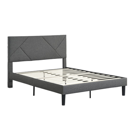 Queen Size Upholstered Platform Bed Frame