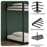 Adam Twin over Twin Metal Bunk