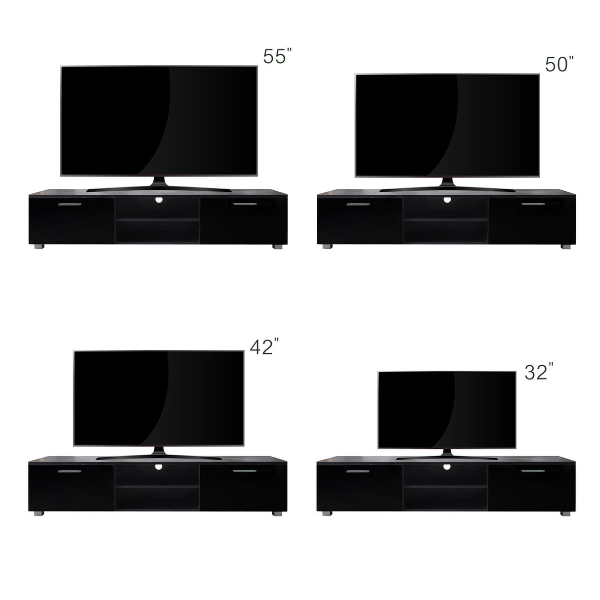 Black TV Stand