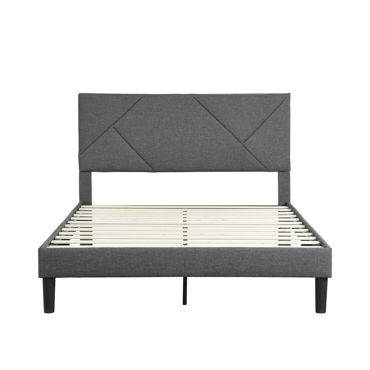 Queen Size Upholstered Platform Bed Frame