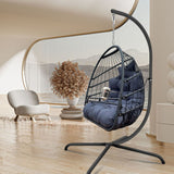 Swing Egg Chair with Stand Indoor Outdoor