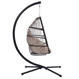 Outdoor Patio Wicker Folding Hanging Chair