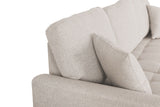 Tufeted Cushion Sofa Bed with 2 Pillows