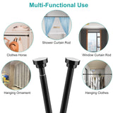 Shower Curtain Rod Adjustable Tension Curtain Rod