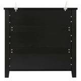 Black Drawer Dresser Bar Cabinet