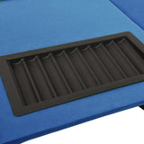 10-Player Poker Table with Chip Tray Blue