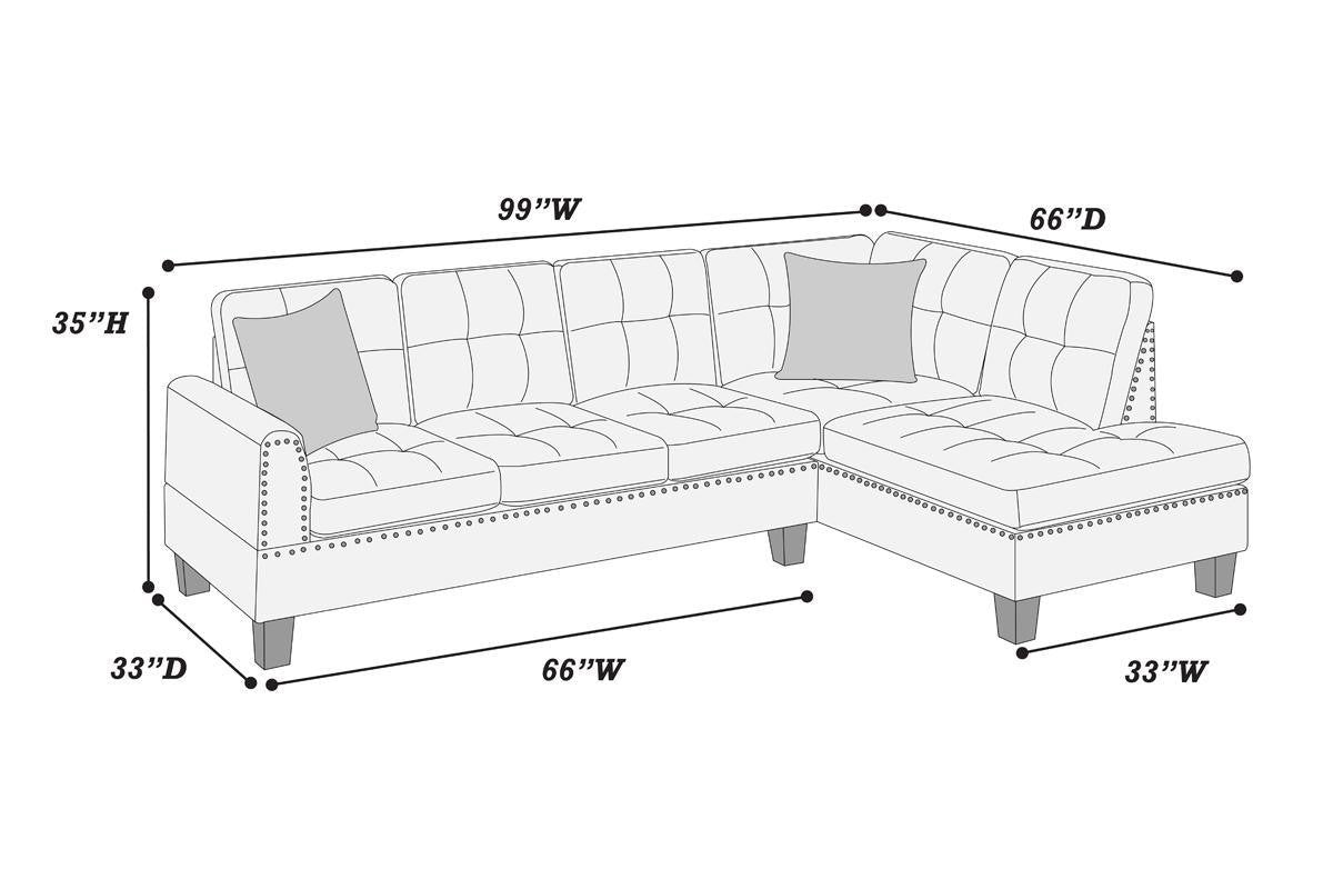 2-PCS Sectional Sofa