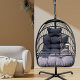 Swing Egg Chair with Stand Indoor Outdoor