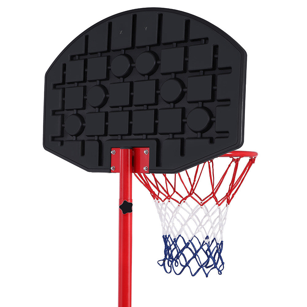 Indoor/Outdoor Portable Basketball Hoop in Black