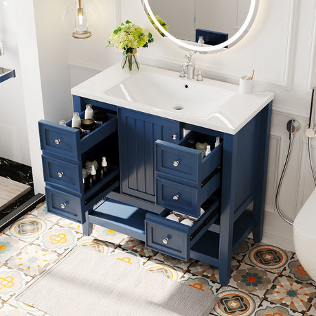 36" Bathroom Vanity with Sink Combo