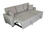 Tufeted Cushion Sofa Bed with 2 Pillows