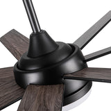 72 In Farmhouse Ceiling Fan with Plywood Blades for Dining Room