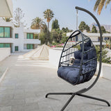 Swing Egg Chair with Stand Indoor Outdoor