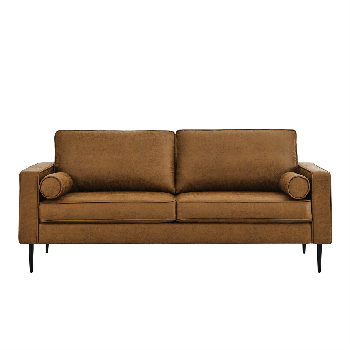 Mid-Century Modern Couch with high-tech Fabric Surface