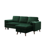 Reversible Pull out Sleeper Sectional Sofa Bed