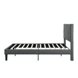 Queen Size Upholstered Platform Bed Frame