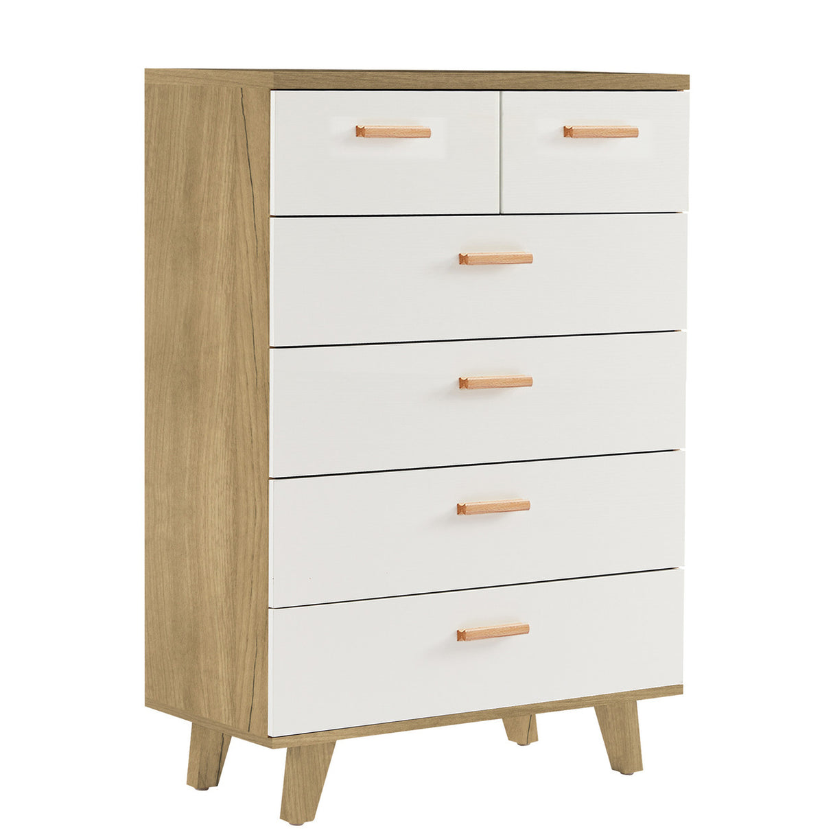 White Wood Dresser Drawer Cabinets