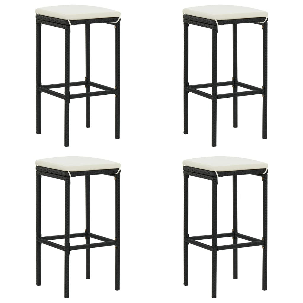 5 Piece Patio Bar Set with Cushions