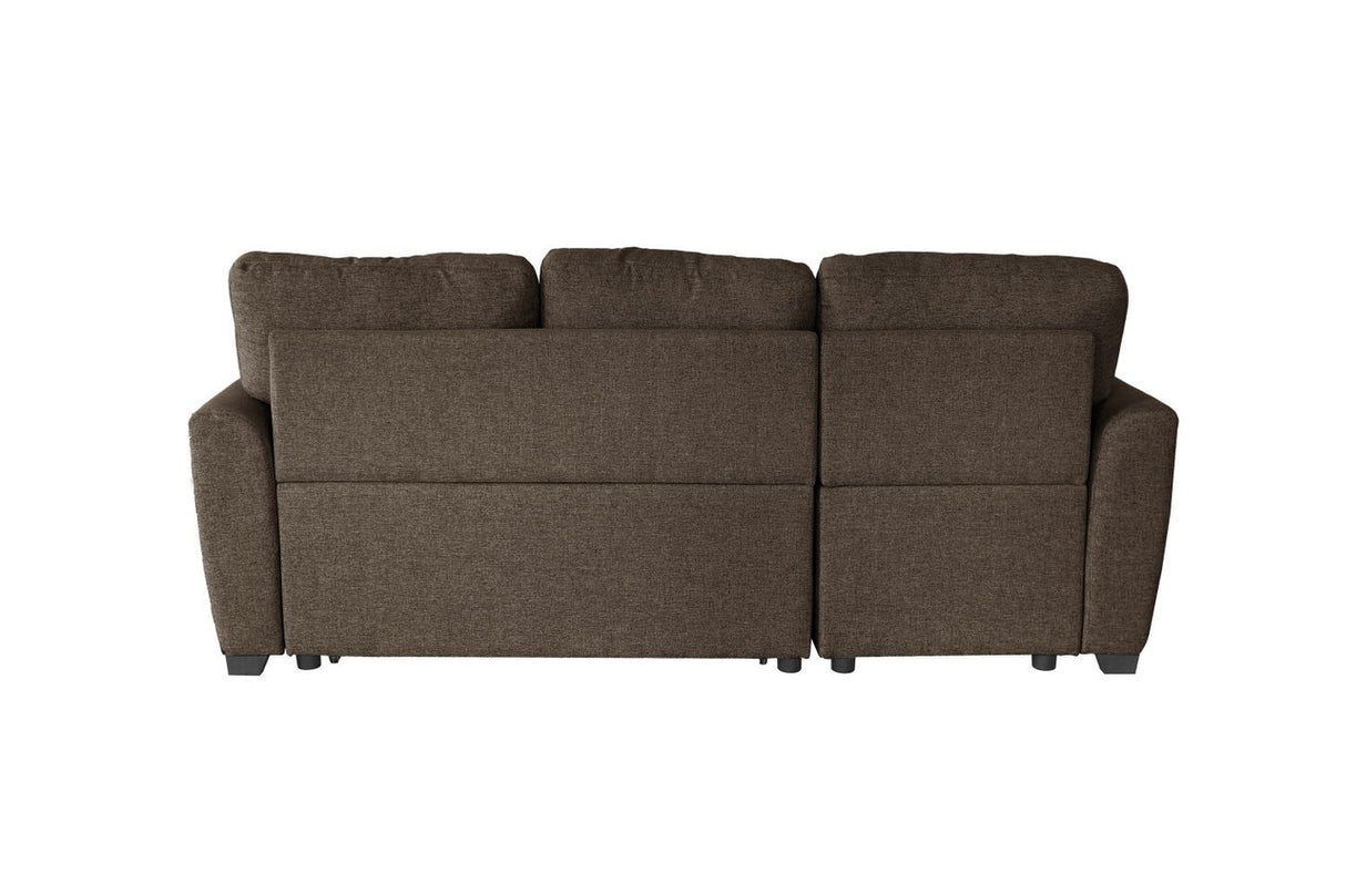 Tufeted Cushion Sofa Bed with 2 Pillows