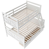 Twin over Full Bunk Bed with Ladder