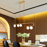 Anecdoche Rectangular, Chandelier, Dimmable, LED Integrated, Gold & White