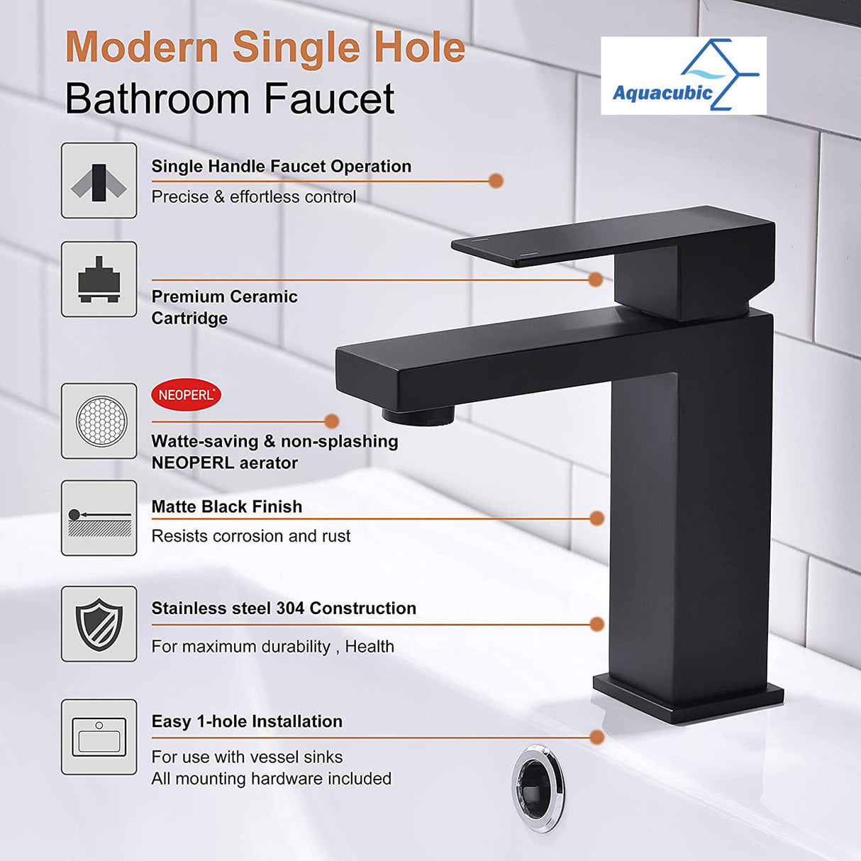 Aquacubic Upc Certified Single Faucet